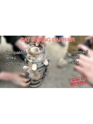 Autopřepravka na kočku - pružinová